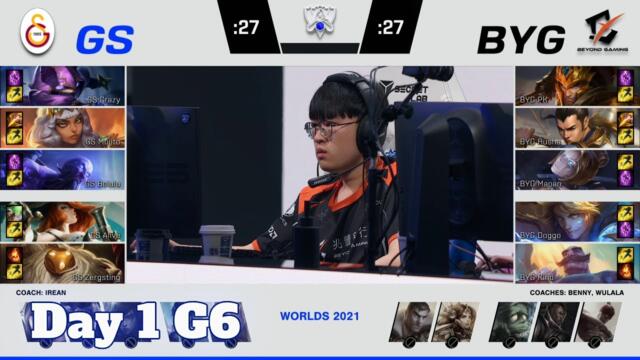 GS vs BYG | Day 1 Play-Ins S11 LoL Worlds 2021 | Galatasaray Esports vs Beyond Gaming