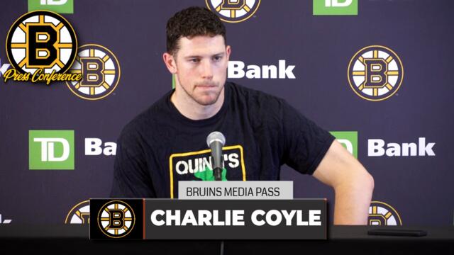 Charlie Coyle on 2nd line tonight: “It’s a start, but definitely have a ways to go.” | 10-6
