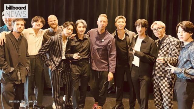Coldplay & BTS Share Behind the Scenes Clip of ‘My Universe’ Music Video | Billboard News