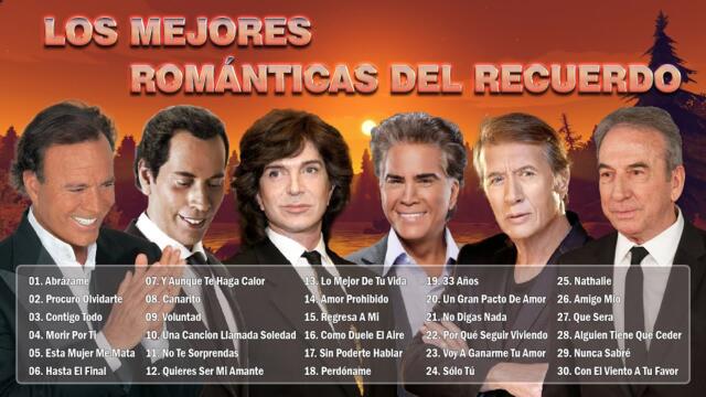 JULIO IGLESIAS, JOSÉ VELEZ, JOSÉ MARÍA NAPOLEÓN, JOSÉ LUIS PERALES, EL PUMA, CAMILO SESTO ÉXITOS