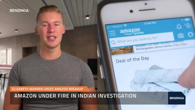 Elizabeth Warren Urges Amazon Breakup