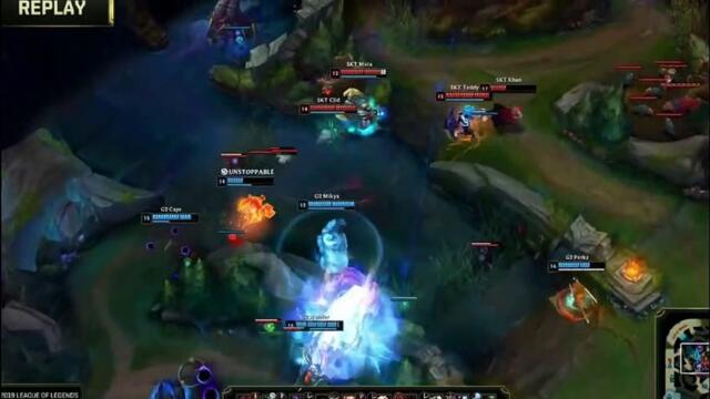 Faker cabreado - G2 vs SKT