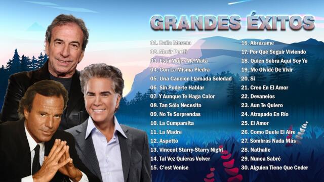2 HORA DE MÚSICA ROMÁNTICA MÁS HERMOSAS DE JULIO IGLESIAS, JOSÉ LUIS PERALES, JOSÉ LUIS RODRÍGUEZ