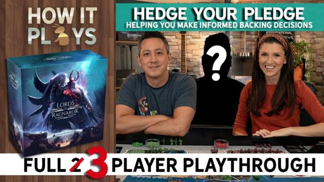 Lords of Ragnarok Full 3-Player Gamefound Playthrough Preview