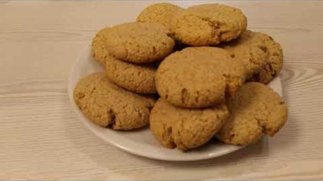 Flour-free very quick and easy biscuits | Oatmeal cookies #1