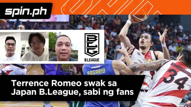 Terrence Romeo swak sa B.League, sabi ng fans