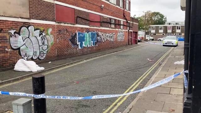 Buckland Street cordoned off
