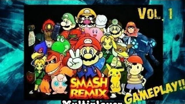 Super Smash Bros Remix Gameplay Multiplayer