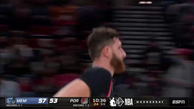 Jusuf Nurkić - 17pts, 8reb, 3stl, 1blk. v MPH