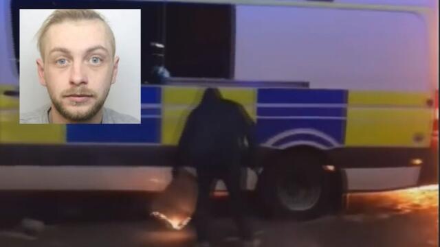 Footage shown to the jury