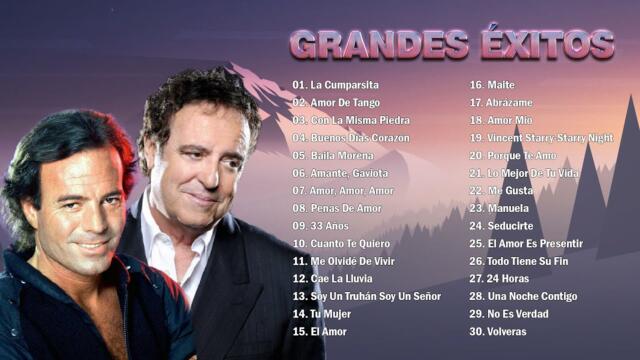 JULIO IGLESIAS Y DYANGO SUS GRANDES ÉXITOS BALADAS ROMÁNTICAS INOLVIDABLES