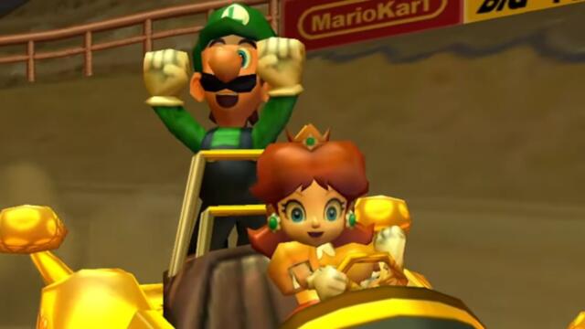 GameCube Longplay - Mario Kart Double Dash - Full Game Walkthrough - Luigi and Daisy - All Tracks