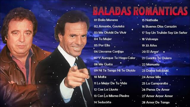 JULIO IGLESIAS Y DYANGO SUS MEJORES CANCIONES DE AMOR