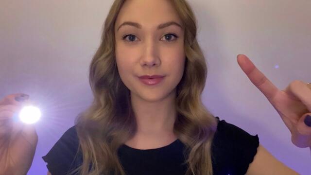 ASMR Eye Tests | Air Tracing (Light, Visual Triggers)