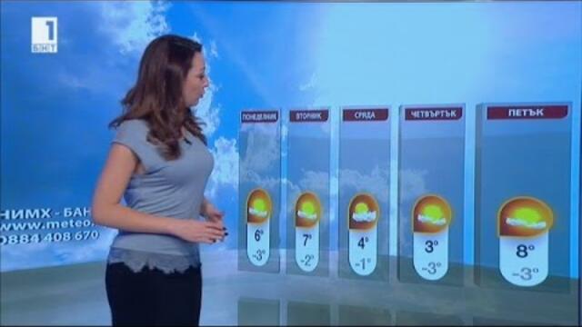 BNT weather - Pavleta Terziyska - 04.12.2016 (20:45)