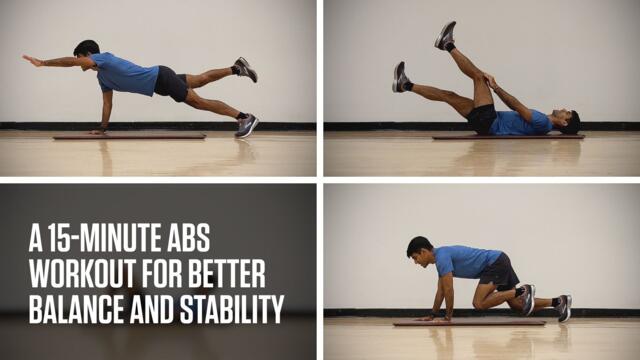 A 15-Minute Abs Workout for Better Balance and Stability