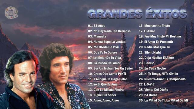 2 HORA DE MÚSICA ROMÁNTICA MÁS HERMOSAS DE JULIO IGLESIAS Y DANNY DANIEL