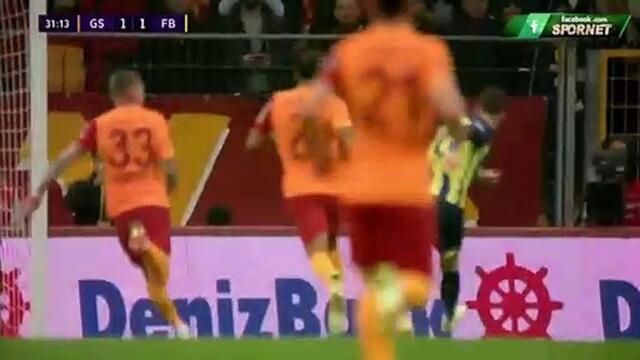 Galatasaray 1-2 Fenerbahçe (GENİŞ ÖZET)