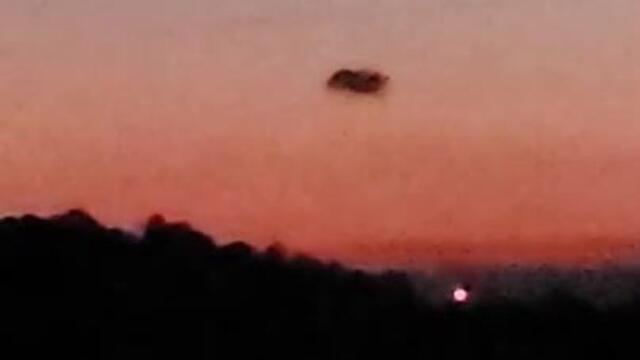 Strange Object Hovers in the Sky Over Maryland at Dusk