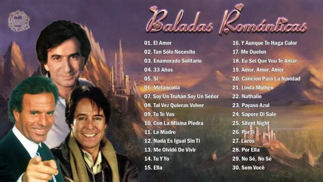 JULIO IGLESIAS, MANOLO OTERO, JOSÉ LUIS PERALES TODOS SUS 30 GRANDES EXITOS INMORTALES