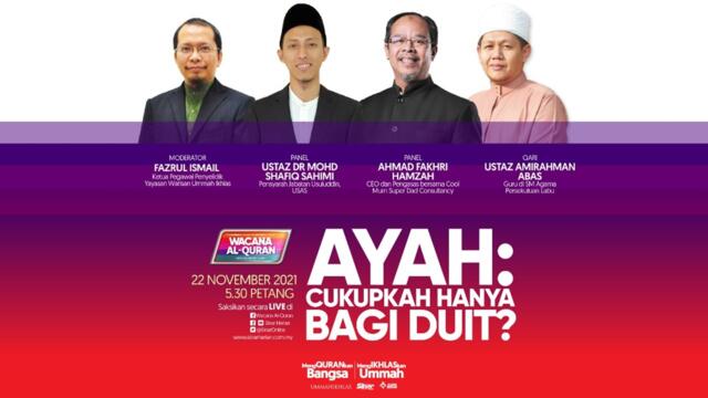 [LIVE] AYAH CUKUPKAH: HANYA BAGI DUIT SAHAJA?