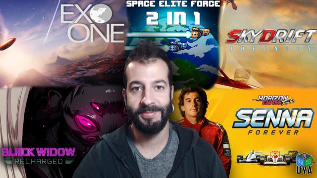 GE Live: EXO ONE, SPACE ELITE FORCE 2in1, SKYDRIFT INFINITY, BLACK WIDOW RECHARGED, SENNA FOREVER