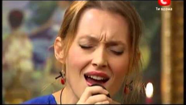 Aida Nikolaychuk sings for Thomas Anders. X-Factor - 3 [20.10.2012]