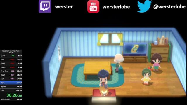 Pokemon Shining Pearl Speedrun in 50:36 (First Ever Sub 1 Hour!)