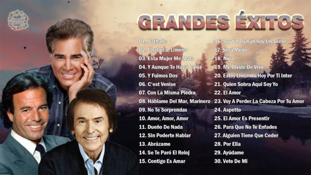 JULIO IGLESIAS, JOSÉ LUIS RODRÍGUEZ, RAPHAEL MIX 30 SUPER ÉXITOS ROMÁNTICOS DEL RECUERDO