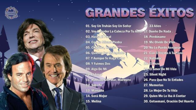 JULIO IGLESIAS, CAMILO SESTO, RAPHAEL EXITOS SUS MEJORES CANCIONES - BALADAS ROMANTICAS