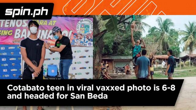 Cotabato teen in viral vaxxed photo is 6'8" and headed for San Beda