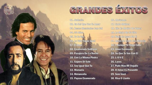 JULIO IGLESIAS , MANOLO GALVAN, MANOLO OTERO MIX 30 SUPER ÉXITOS ROMÁNTICOS DEL RECUERDO