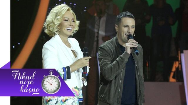 Lepa Brena i Andrija - Kada padne prvi sneg - (live) - Nikad nije kasno - EM 04 - 14.10.2018