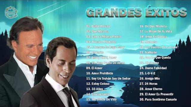 JULIO IGLESIAS Y JOSÉ VELEZ MIX 30 SUPER ÉXITOS ROMÁNTICOS DEL RECUERDO