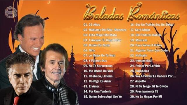 JULIO IGLESIAS, JOSÉ LUIS RODRÍGUEZ, RAPHAEL MIX 30 SUPER ÉXITOS ROMÁNTICOS DEL RECUERDO