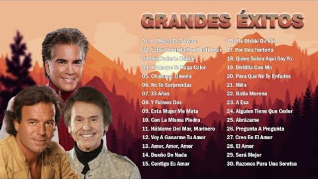 JULIO IGLESIAS, RAPHAEL, JOSÉ LUIS RODRÍGUEZ TODOS SUS 30 GRANDES EXITOS INMORTALES