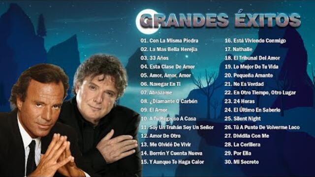 2 HORA DE MÚSICA ROMÁNTICA MÁS HERMOSAS DE JULIO IGLESIAS Y BRAULIO GARCÍA
