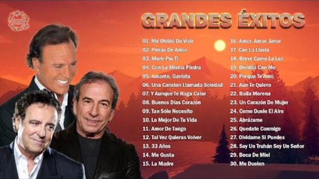 JULIO IGLESIAS, DYANGO, JOSÉ LUIS PERALES MIX 30 SUPER ÉXITOS ROMÁNTICOS DEL RECUERDO