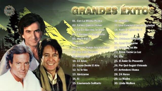 JULIO IGLESIAS, MANOLO OTERO, JOSÉ LUIS PERALES MIX 30 SUPER ÉXITOS ROMÁNTICOS DEL RECUERDO