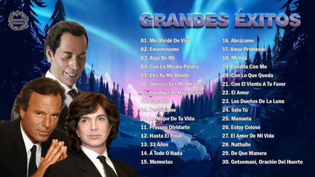 JULIO IGLESIAS, JOSÉ VELEZ, CAMILO SESTO SUS GRANDES ÉXITOS BALADAS ROMÁNTICAS INOLVIDABLES