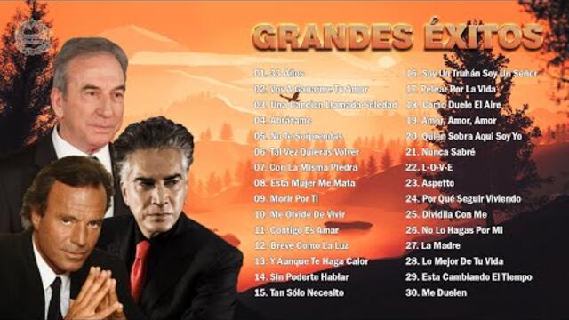 JULIO IGLESIAS, JOSÉ LUIS RODRÍGUEZ, JOSÉ LUIS PERALES MIX 30 SUPER ÉXITOS ROMÁNTICOS DEL RECUERDO