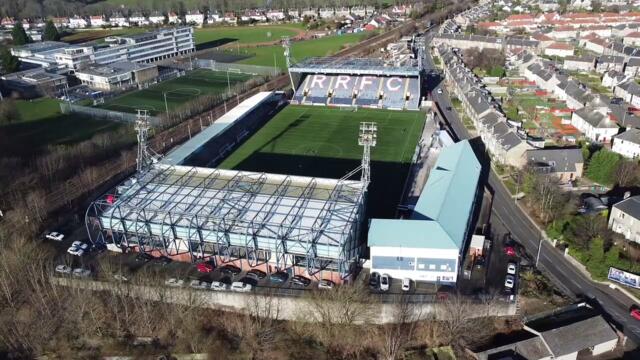 GV's of Stark's Park home of Raith Rovers FC