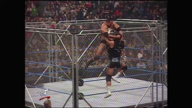 The Rock vs Al Snow in a Steel Cage match