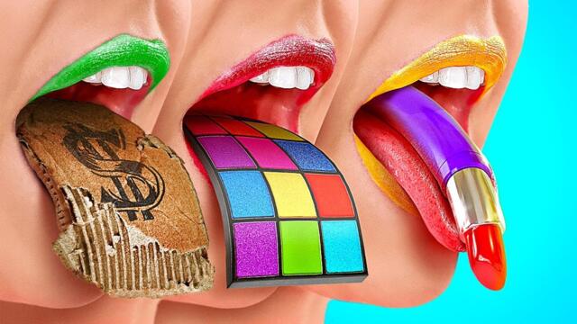 FUN WAYS TO SNEAK MAKEUP INTO JAIL Funny Situations DIY Ideas Beauty Struggles by 123 GO