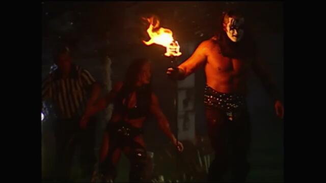 WCW Vampiro vs The Demon Graveyard match