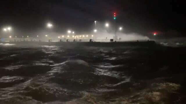 Storm Franklin Batters the Coast of Scotland