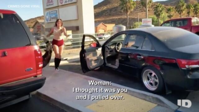 This Desperate Woman Will Do Anything To Flee The Scene Of An Accident