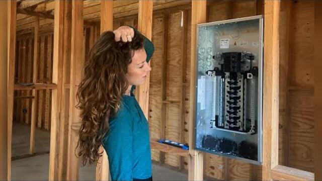 Building Our Own Home Ep. 22 | Setting Breaker Panel, Installing Receptacle Boxes  & More