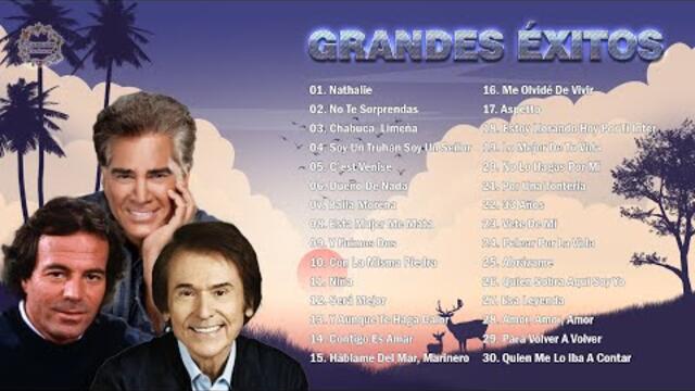 2 HORA DE MÚSICA ROMÁNTICA VIEJITAS PERO BONITAS JULIO IGLESIAS, JOSÉ LUIS RODRÍGUEZ, RAPHAEL