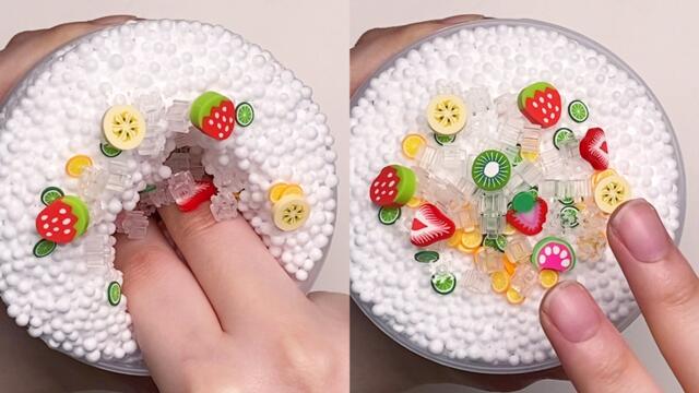 'Satisfy your ASMR cravings with the CRUNCHY 'Summer Coolatta' slime'